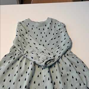 Arket Kids Casual Dress in Light Blue and Black